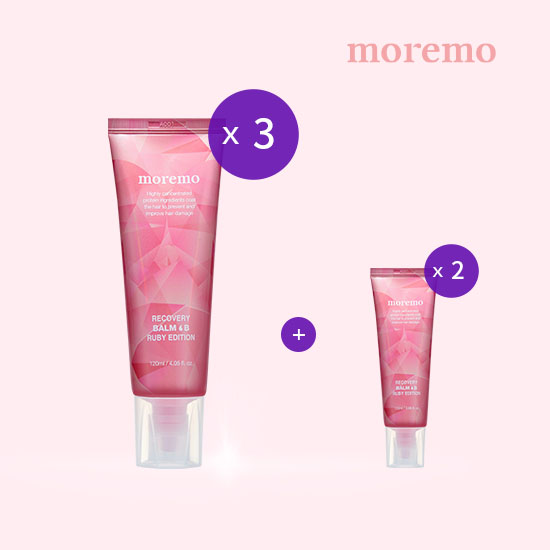 모레모 리커버리밤 B 루비에디션 120ml 3개+20ml 2개 (1개)_이미지