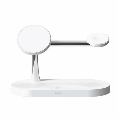 더코너스톤 MANLAB 3in1 맥세이프 무선충전기 3WCC401 (애플워치용)_이미지