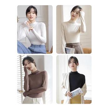 오노마 ONM 가을 겨울 데일리 아이템 여성 반폴라 긴팔 티셔츠 S11328278