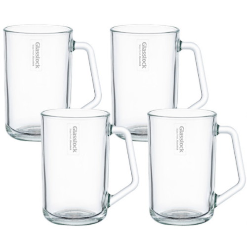 SGC솔루션 글라스락 이지 그립 머그컵 480ml (4개)