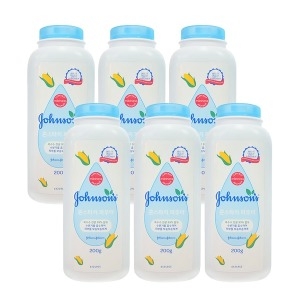 존슨앤존슨 존슨즈베이비 콘스타치파우더 200g x6