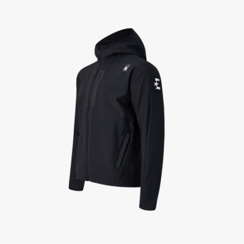 스파이더 공용 유로스포 셋업 후드 집업 SPIWCNFT221UBLK