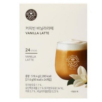 커피빈 바닐라<b>라떼</b> 24T