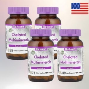 블루보넷 뉴트리션 킬레이트화 종합미네랄 120캡슐 (4개)_이미지