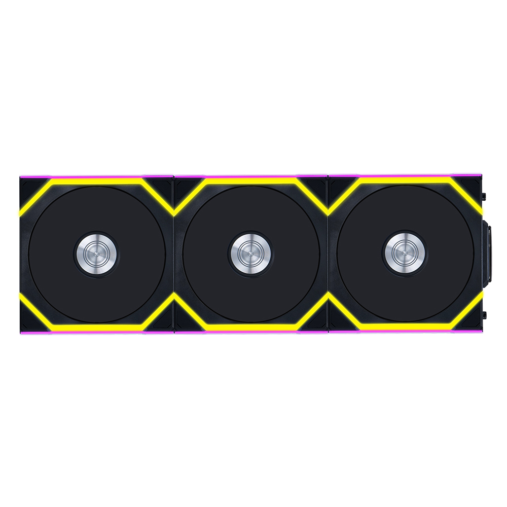 리안리 UNI FAN SL Wireless 120 리버스 (3팩, 블랙)_이미지