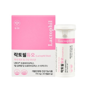  크리스찬한센 락토필 듀오 170mg 30캡슐 [4개]