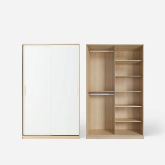 한샘  아임빅 슬라이딩 선반형 옷장 1200