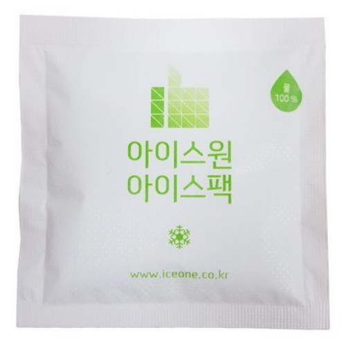 에이스코리아 아이스원 엄지 물 100% 부직포 완제품 아이스팩 10x10cm (280개)_이미지