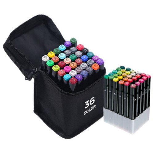 영아트 천 케이스 + 펜홀더 마카 (36색)