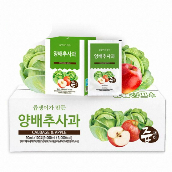 양배추사과 90ml 100포