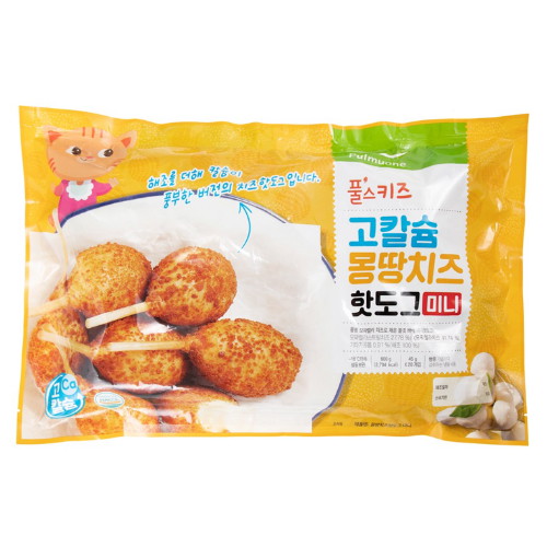 풀무원푸드머스 풀스키즈 고칼슘 몽땅치즈 핫도그 미니 900g (2개)