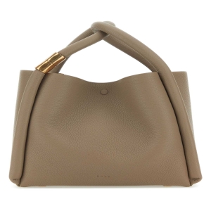  보이 BOYY 도브 그레이 레더 LOTUS 20 핸드백 LOTUS20PEBBLE TURTLEDOVE TU