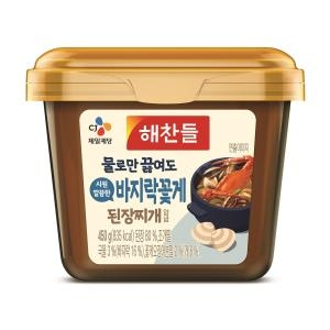 해찬들 그대로 끓여먹는 쇠고기 된장찌개 양념 450g_이미지
