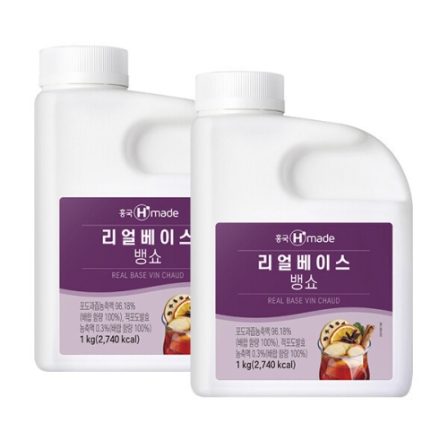 흥국에프앤비 리얼베이스 뱅쇼 1kg (2개)_이미지