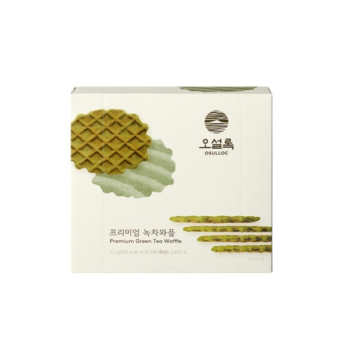 아모레퍼시픽 오설록 프리미엄 녹차와플 72g