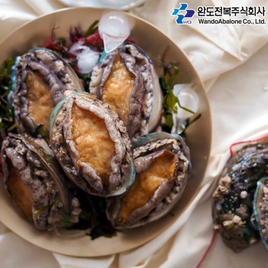 완도전복 중 실속형 25~30개(마리) 1kg