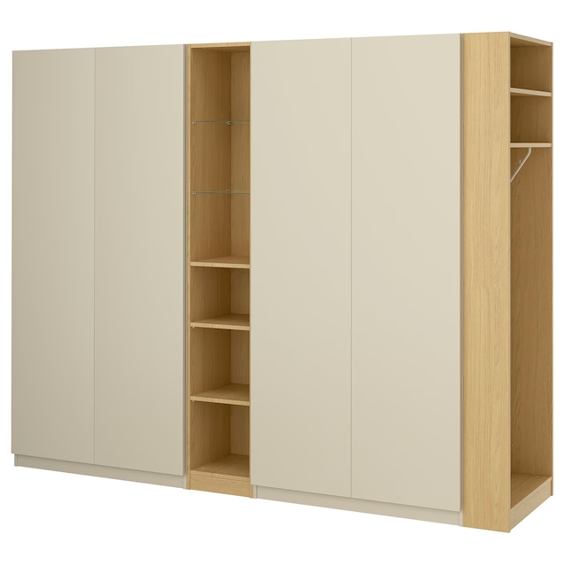 이케아 PAX 팍스 FORSAND 포르산드 그레이베이지 옷장 세트 2550