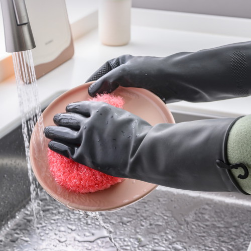 락앤락 데일리 걸이형 고무장갑 그레이 36cm (1켤레)