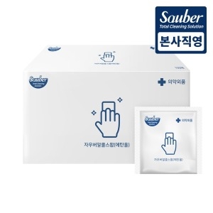 자우버 국내생산 알콜스왑 소독티슈 100매 1개_이미지