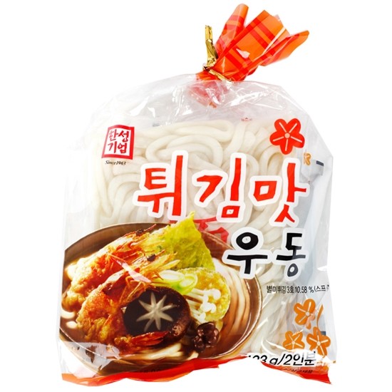 한성기업 튀김맛우동 2인분 423g (1개)
