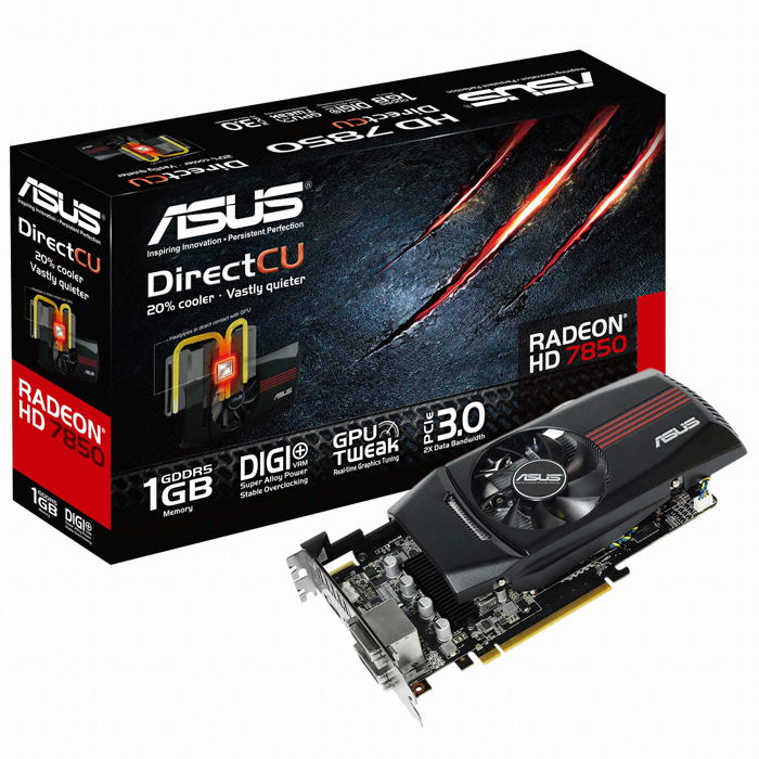 ASUS �󵥿� HD 7850 D5 1GB DC STCOM