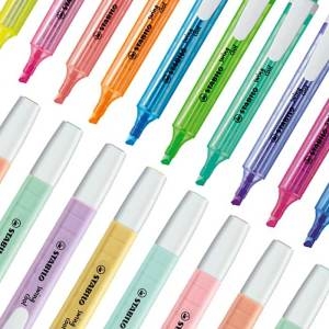 스타빌로 스윙쿨 형광펜 낱개 하이라이터 문구 필기_이미지