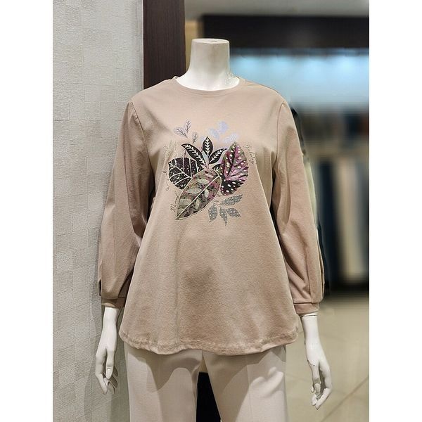 MARIOV3F1TS22 퍼프 7부소매 티블라우스