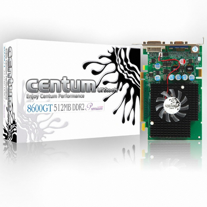 유니텍전자 지포스 8600GT CENTUM premium DDR2 512MB_이미지