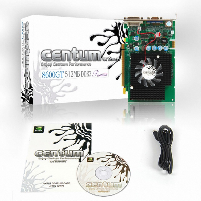 유니텍전자 지포스 8600GT CENTUM premium DDR2 512MB_이미지