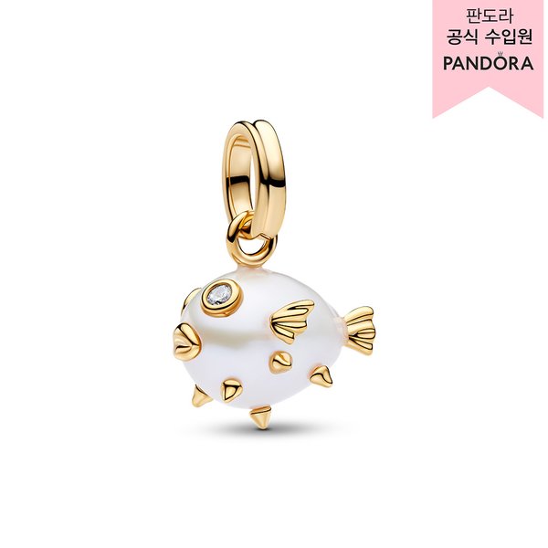 판도라 바로크 펄 퍼퍼피쉬 댕글 참 764696C01