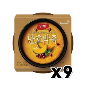 동원F&B 양반 단호박죽 285g (9개)