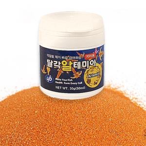 디아팜  YB 치어용 탈각 알테미아사료 50ml  구피 치어 먹이