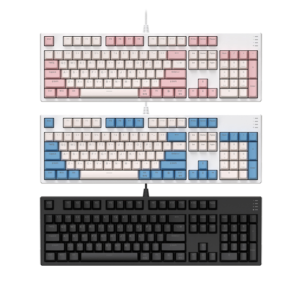 COX CY104K V2 카일 광축 V2 게이밍 화이트&핑크 (적축)_이미지