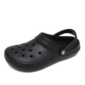 크록스 크록스키즈 라인드 털슬리퍼 (207010-060)