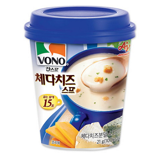 크노르 보노 체다치즈 스프 컵 21g (4개)_이미지