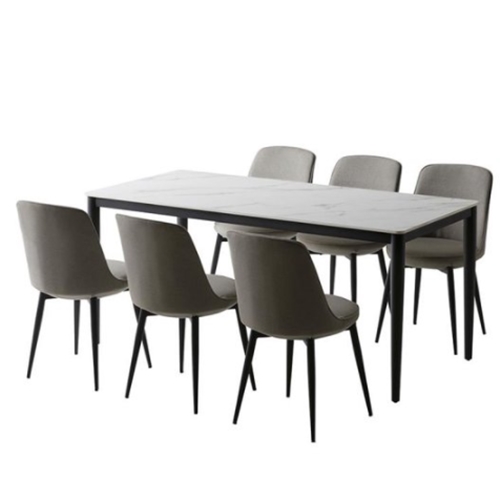 까사미아 브로도 세라믹 식탁 1700 (의자6개)_이미지