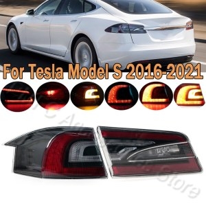 테슬라 자동차 테일 램프 Model S 용 후방 브레이크 방향 지시등 2016 2017 2018 2019 600591800 600..