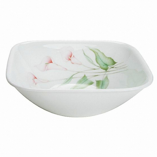 코렐브랜드 코렐 백합 사각샐러드볼 대