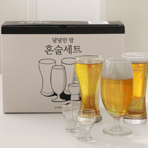 오션글라스 달달한 밤 혼술 맥주잔 세트 5P이미지입니다. 누르면 해당 게시물로 새창이동합니다.