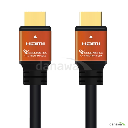 셀인스텍 골드메탈 HDMI v2.0 리피터 케이블 (HR20) (10m)_이미지