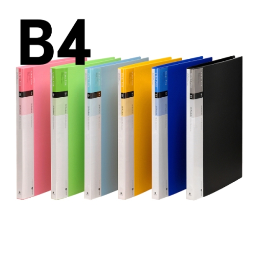 문화산업  인덱스클리어화일 B4 흑색 F520-31
