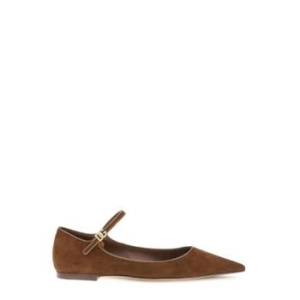 돌체앤가바나 Suede and nappa leather Ballerinas MARRONE/CAMMELLO CB0267AQ134 8S803_이미지