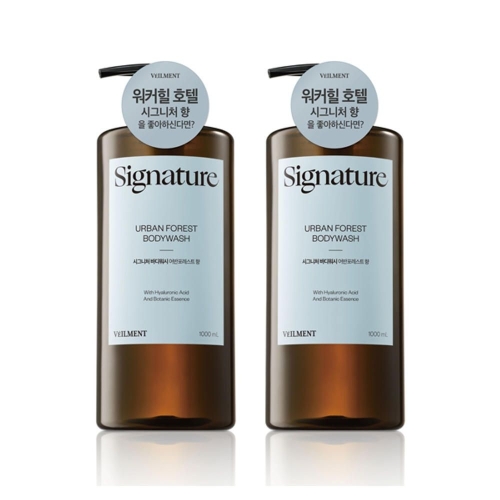 LG생활건강 벨먼 시그니처 바디워시 어반포레스트향 1000ml (2개)
