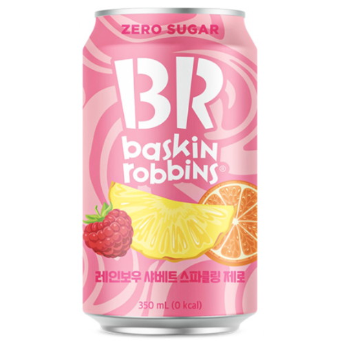 레인보우 샤베트 스파클링 제로 350ml