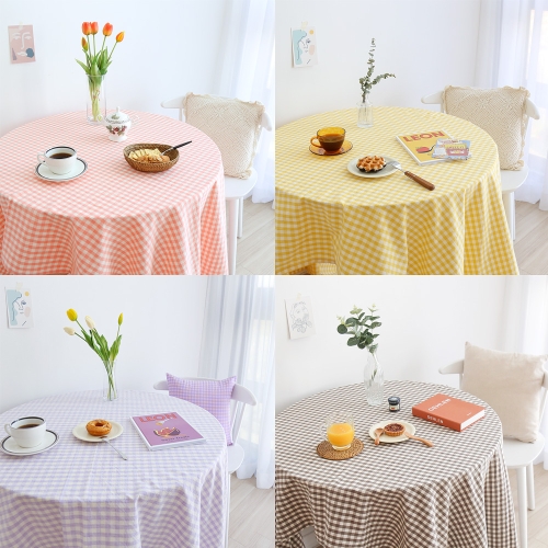 골든하비스트코퍼레이션 포홈 맞춤 선데이 체크 테이블보/협탁보/덮개/커버/매트 제작