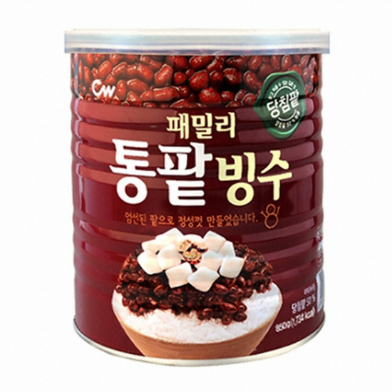 청우식품 패밀리 통팥빙수 850g (8개)_이미지