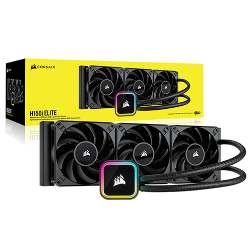 CORSAIR iCUE H150i ELITE RGB (블랙)_이미지