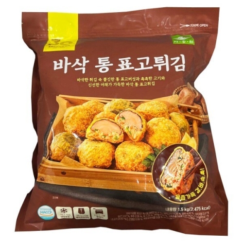 사옹원  바삭 통표고튀김 1.5kg[1개]