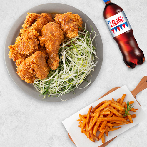 네네치킨 ㅤ오리엔탈파닭치킨 + 콜라 1.25L + 감자_이미지