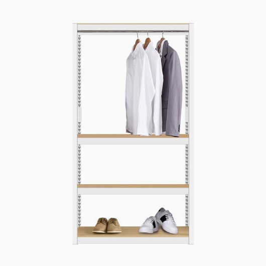 홈던트하우스 조립식 철제 4단 시스템 행거 800x500 (행거봉 1개, 높이 180cm)_이미지